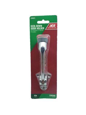 ACE Kick Down Door Holder Chrome   4"  #5295076